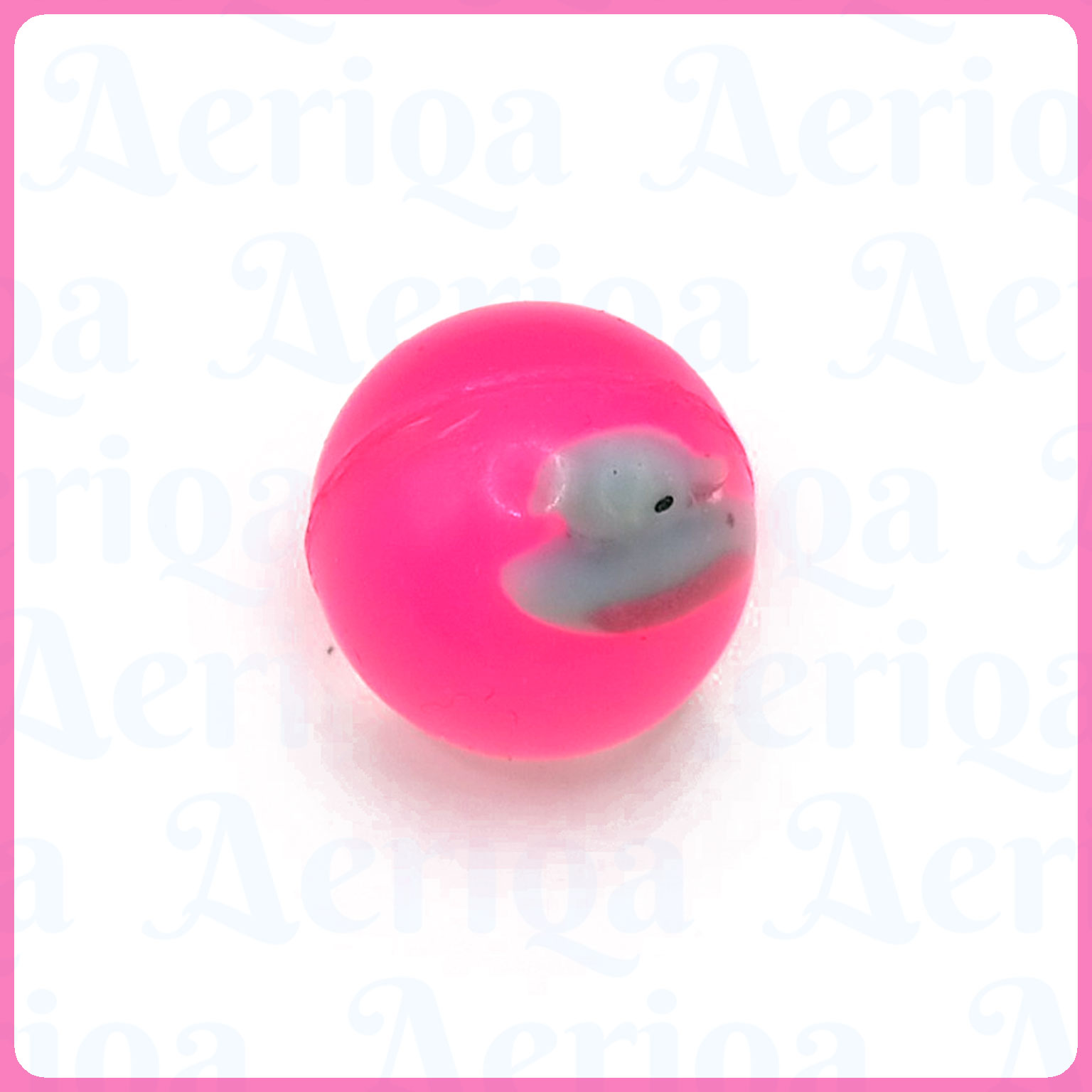 Bola Bekel Karakter Kecil (2.5cm) – Mainan Bola Karet Mini Bouncing Ball Transparan Warna Lucu (Satuan)